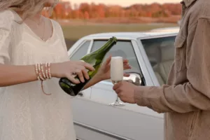 taylor and austin at the northfork estate