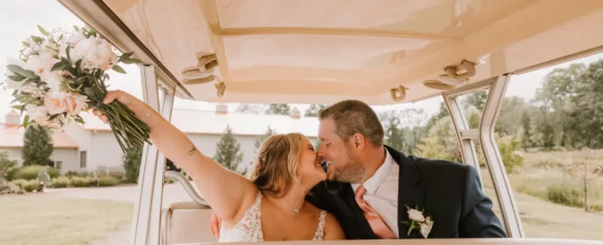 brianna and travis at the northfork estate | wedding packages michigan