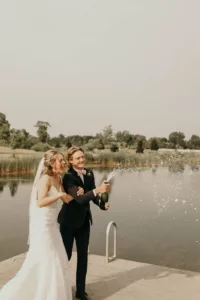 taylor and austin at the northfork estate